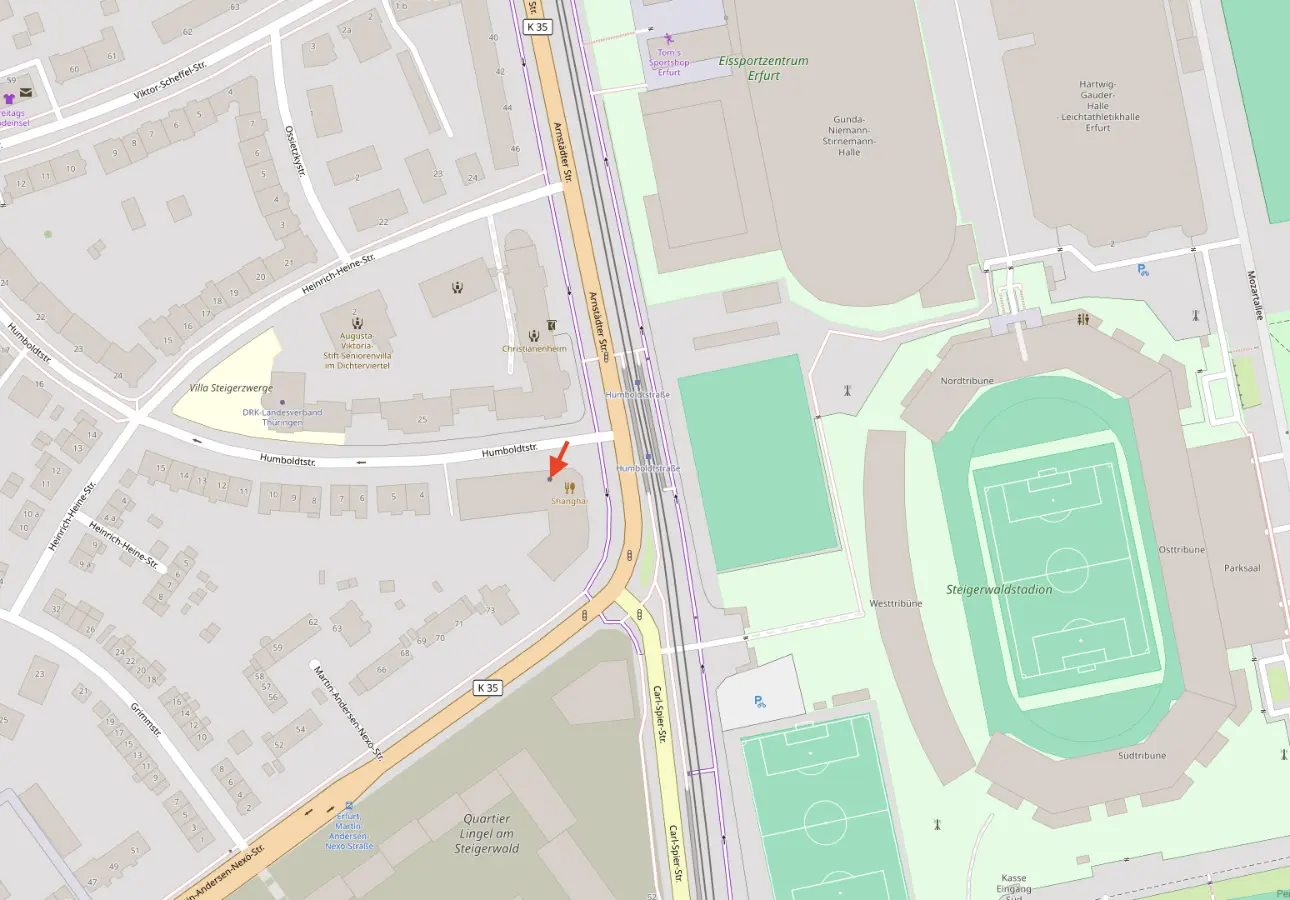 Lagekarte Kanzlei Borth